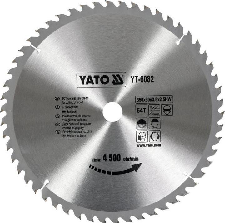 Immagine prodotto Yato LAMA TCT PER LEGNO 350X54TX30 MM
