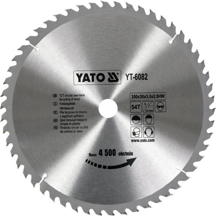 Yato, Sägeblatt, TCT BLADE FOR WOOD 350X54TX30 MM