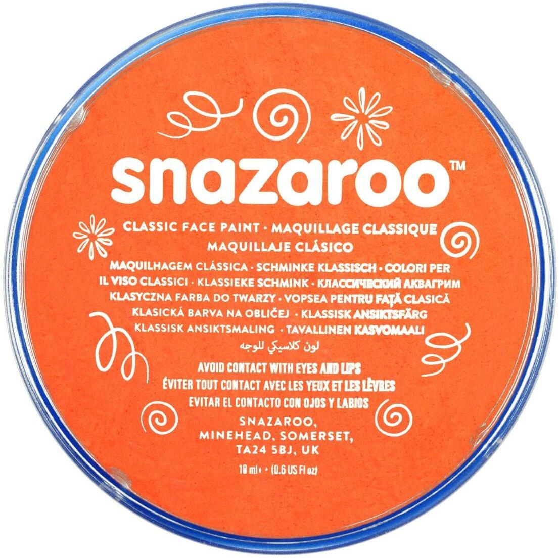 Thumbnail - Snazaroo Schminkfarbe Blister 18 ml, Orange