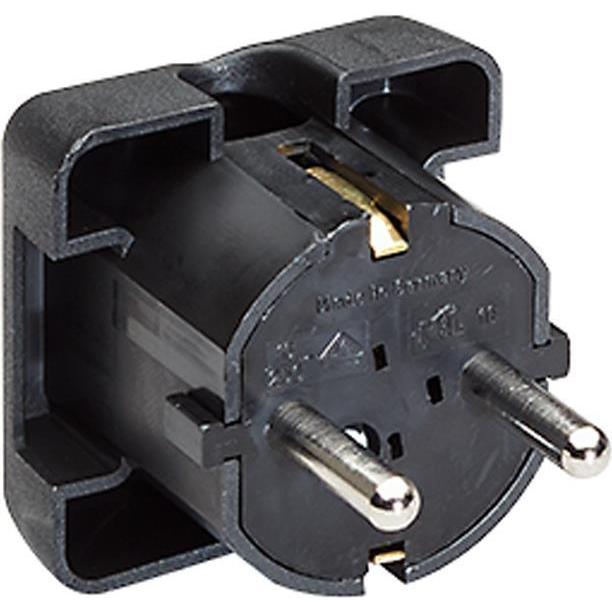 Bachmann, Netzstecker + Netzkupplung, plug with earthing contact (CEE 7/4)