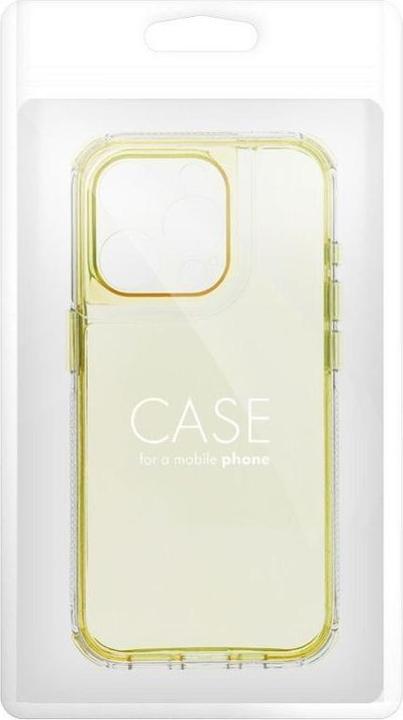 Actual product image OEM Back panel cover MATRIX CLEAR Case for IPHONE 16 PLUS yellow (Apple iPhone 16 Plus)