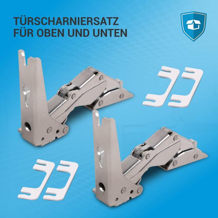 Actual product image Vioks Türscharnier-Set für AEG und Küppersbusch Kühlschranke