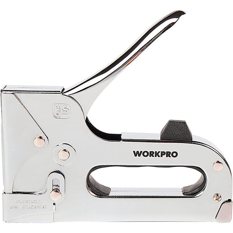 Workpro, Graffettatrice + Pistola sparachiodi, Stapler 4 - 14 mm