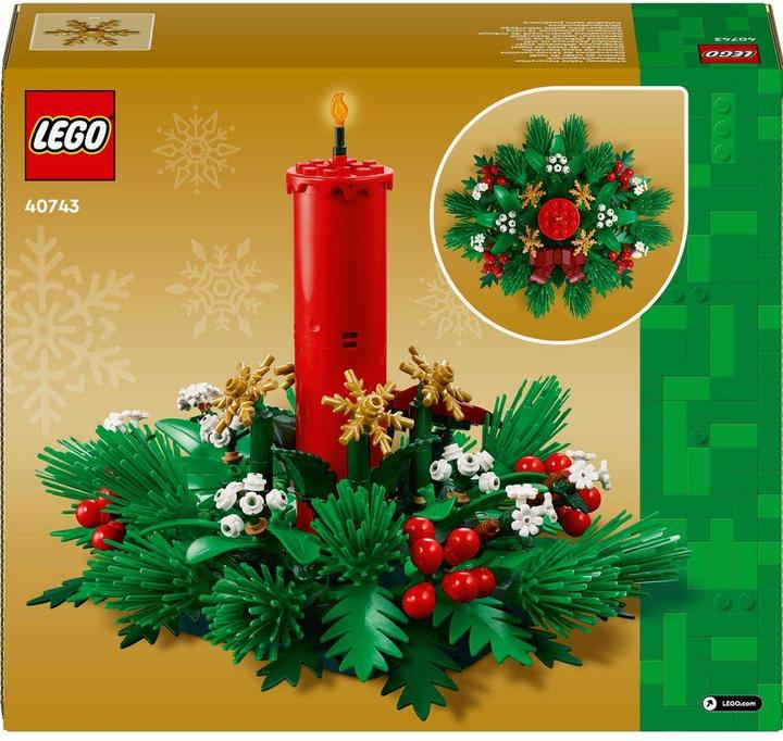Actual product image LEGO Various Christmas tree decorations (40744)