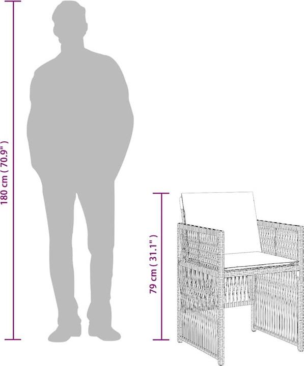 Produktbild vidaXL Gartenstuhl