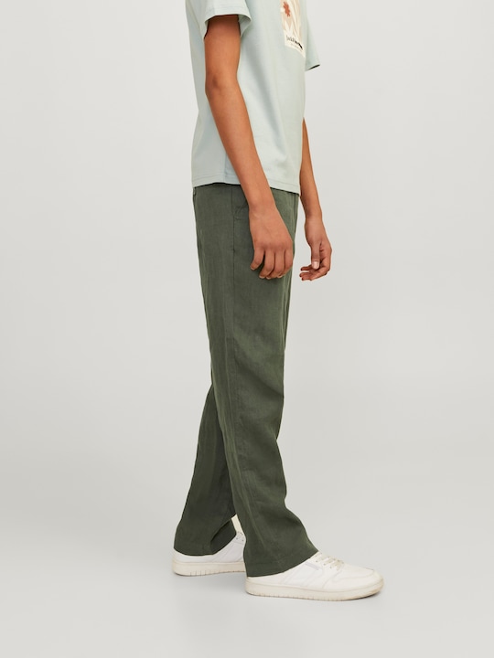 Actual product image Jack & Jones Jpstkarl Jjlawrence Linen Chino Sn Jnr (164)