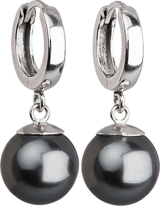 Actual product image Evolution Group Silver earrings with pearl grey 31.151.3 (L)
