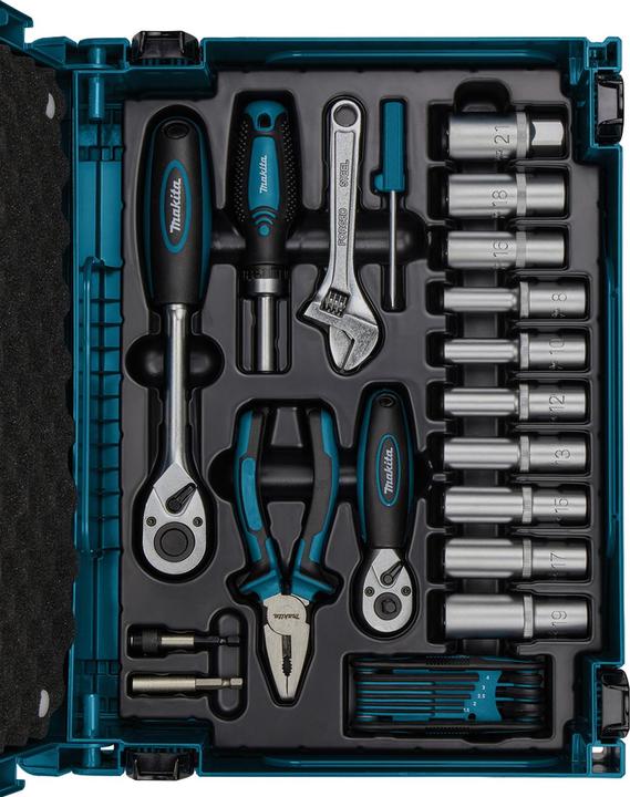 Productafbeelding Makita Handgereedschapsset, 87 stuks incl. MakPac (87 onderdelen)