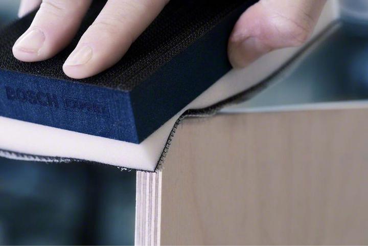 Actual product image Bosch Professional Zubehör EXPERT M480 Abrasive net, double density, 80 x 133 mm (120, 180, 80)