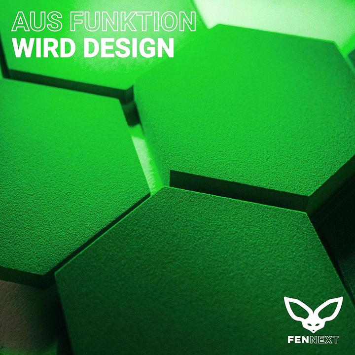 Actual product image Fennext Velvet Sound Absorber Wall Green Shades 8x (8 pcs.)