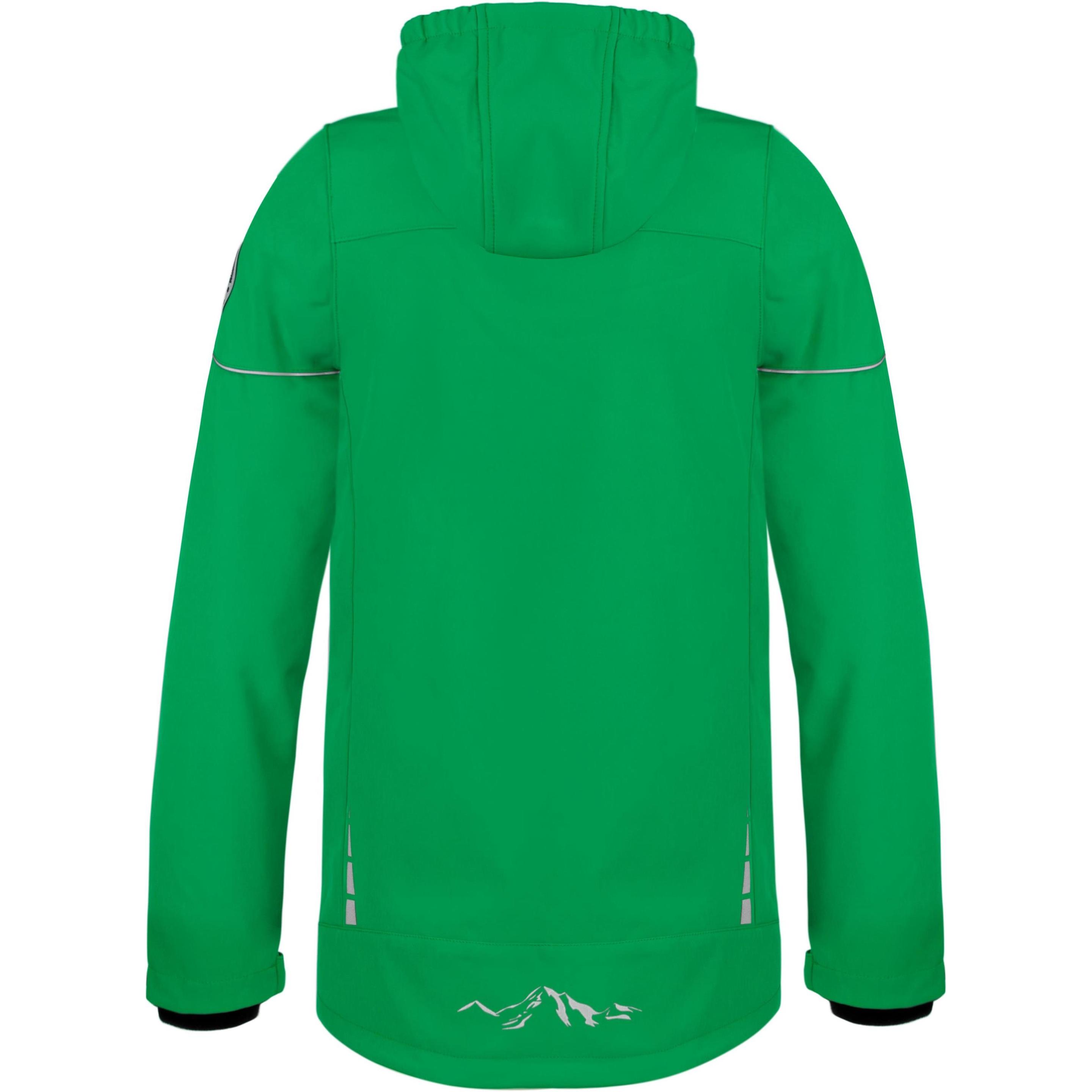Thumbnail - Normani, Unisex, Jacke, Kinder Softshelljacke Galway (98, 104), Grün, 98, 104