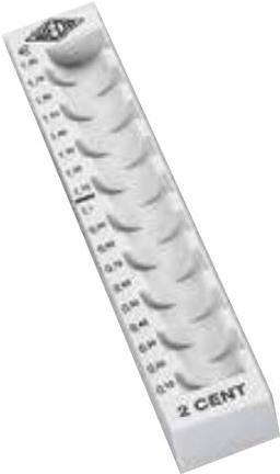 Actual product image Wedo Coin column 2 CENT (Coin counter)