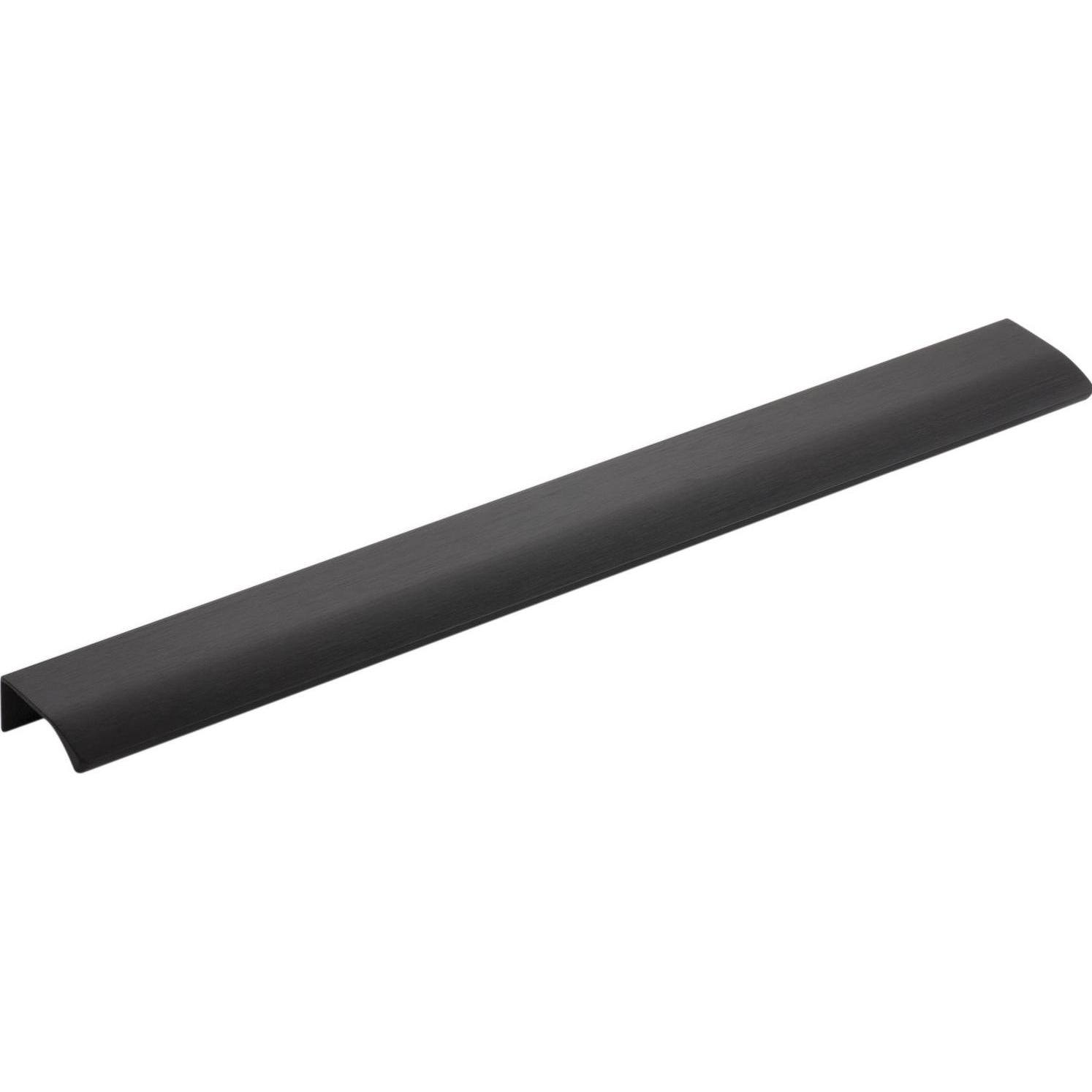 Furnipart, Möbelgriff, Griffleiste Möbelgriff Edge Straight LA 2x160mm L 350mm Alu schwarz matt