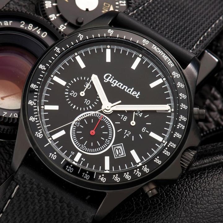 Actual product image Gigandet Men's Chronograph with Tachymeter Scale, 100m Water Resistant, Hardened Mineral Crystal (Chronograph)