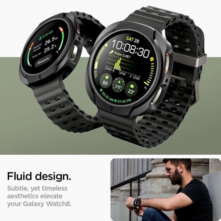 Immagine prodotto Spigen - Liquid Air - Samsung Galaxy Watch8 44mm - Matte Black