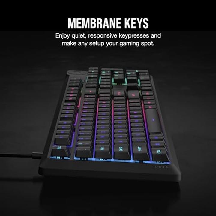 Actual product image Corsair K55 CORE RGB Gaming Keyboard (US, Cable)
