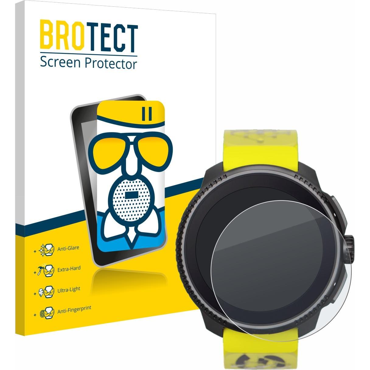 BROTECT AirGlass Panzerglasfolie Matt, Smartwatch Schutzfolie, Grau