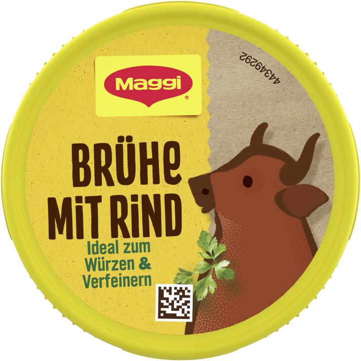 Produktbild Maggi Brühe mit Rind Glas 108g, ergibt 6 Liter (6000 ml)