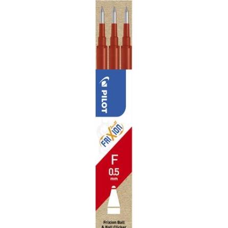 Thumbnail - Pilot, Ersatzpatrone, FriXion Refill Set à 3 (Ersatzmine, Rot, 0.25 mm)