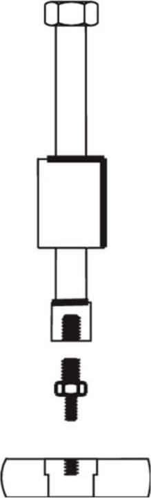 Actual product image Gedore Thread adapter set
