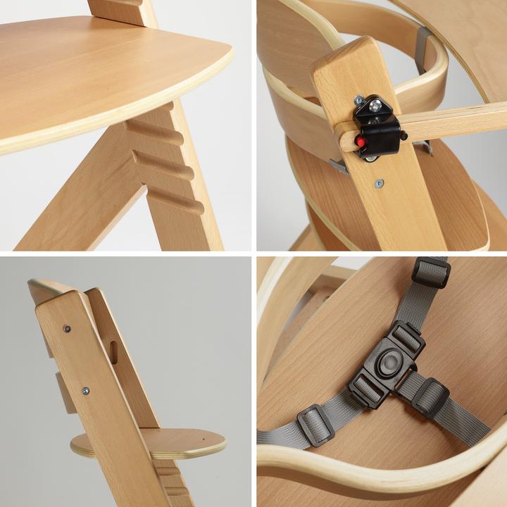 Actual product image BabyGo Family Pro nature (Highchair)