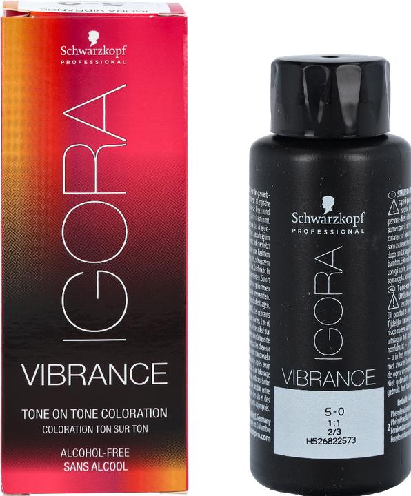 Produktbild Schwarzkopf Professional IGORA Vibrance Haartönung NEU (5-0 Hellbraun)