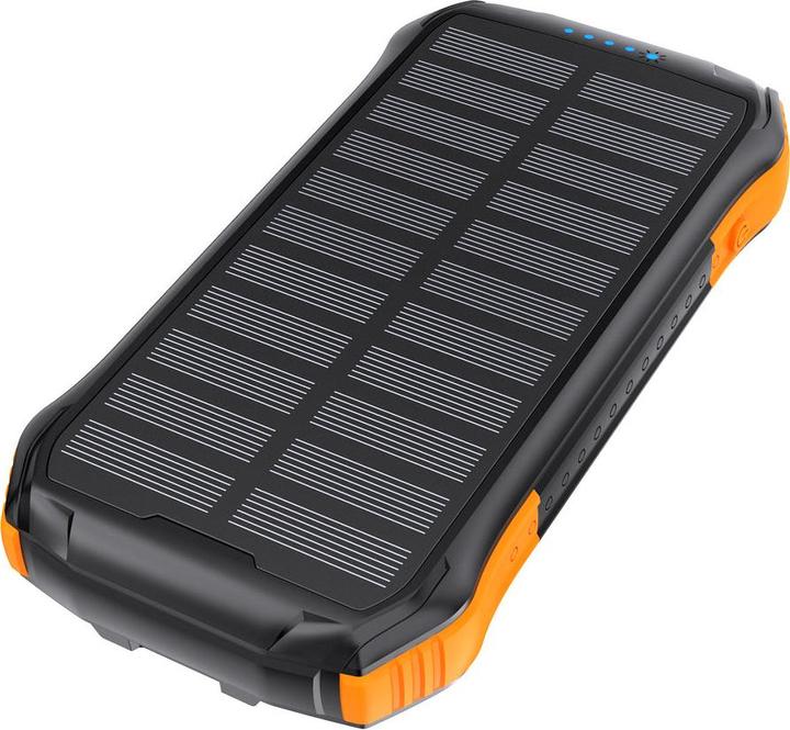 Choetech Externer Akku mit Solarladung (10000 mAh, 5 W, 37 Wh)