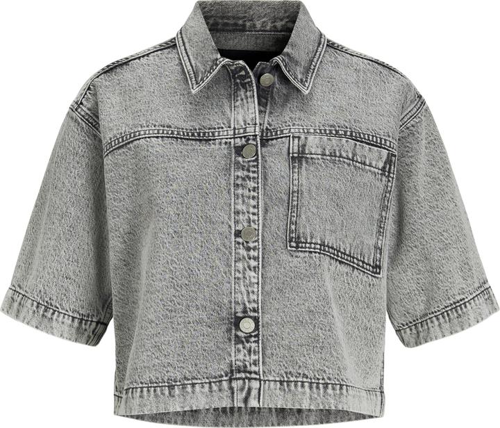 JJXX Jxsandy Comfort Ss Denim Shirt Dnm Ln (XL)