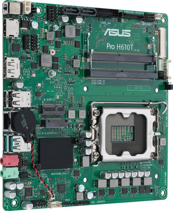Produktbild ASUS PRO H610T (LGA 1700, Intel H610, Mini-ITX)