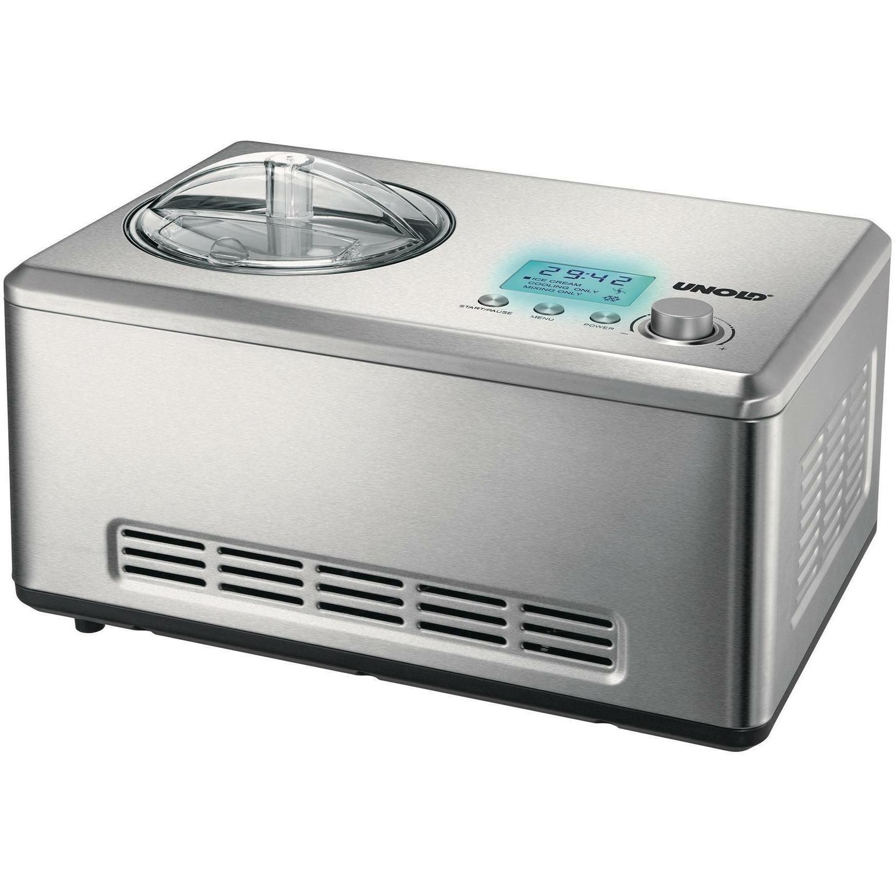 Unold Nobile 48876, Macchine per il gelato + fabbricatori di ghiaccio, Argento