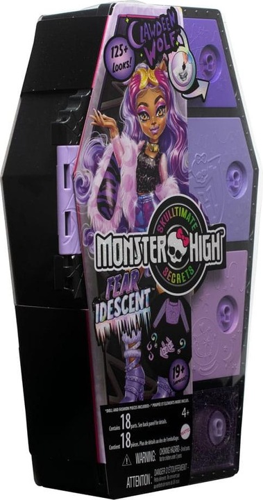 Actual product image Monster High Segreti da Brivido™ Colori Mostruosi™ Clawdeen Wolf™ Bambola