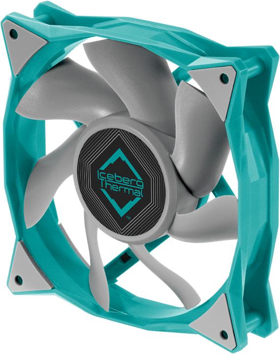 Image du produit Iceberg Thermal IceGALE Xtra Boîtier d'ordinateur Ventilateur 12 cm Turquoise 1 pièce(s) (120 mm, 1 x)