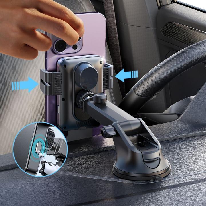 Produktbild Joyroom JR-ZS219 Car Holders SET with Qi Inductive Charger (Black)