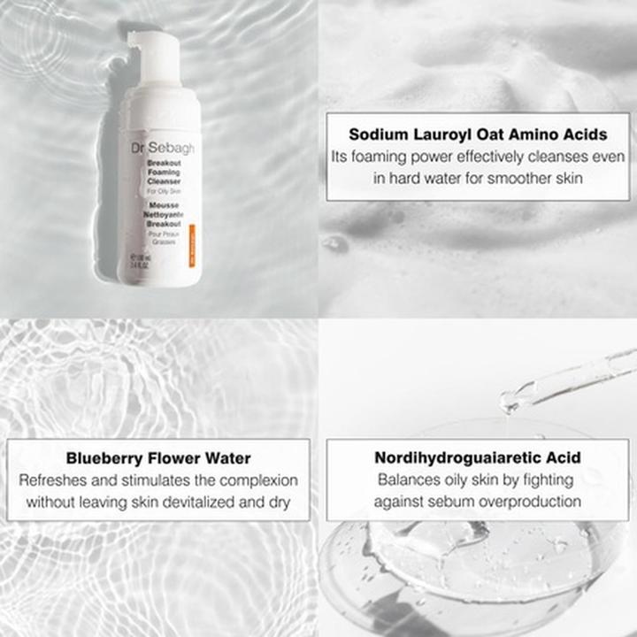 Produktbild Dr Sebagh Breakout Foaming Cleanser For Oily Skin Piano For Face Wash 100Ml (Reinigungsschaum, 100 ml)