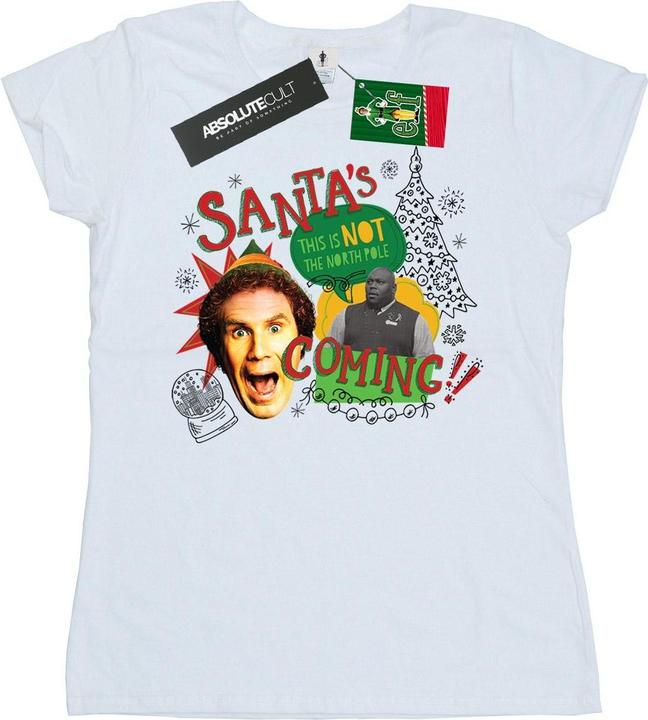 Immagine prodotto Elf North Pole Maglietta Donna (L)