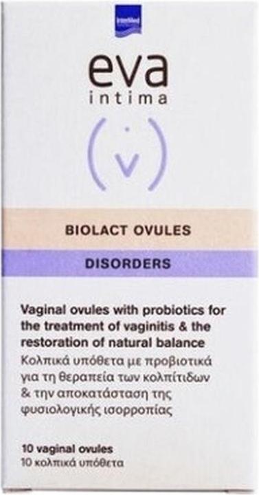 Produktbild Intermed Eva Intima Biolact Ovules (Intimwaschlotion)