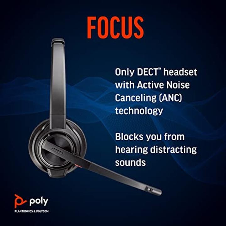Actual product image Poly Savi 8220 Duo MS (Wireless, USB-A)