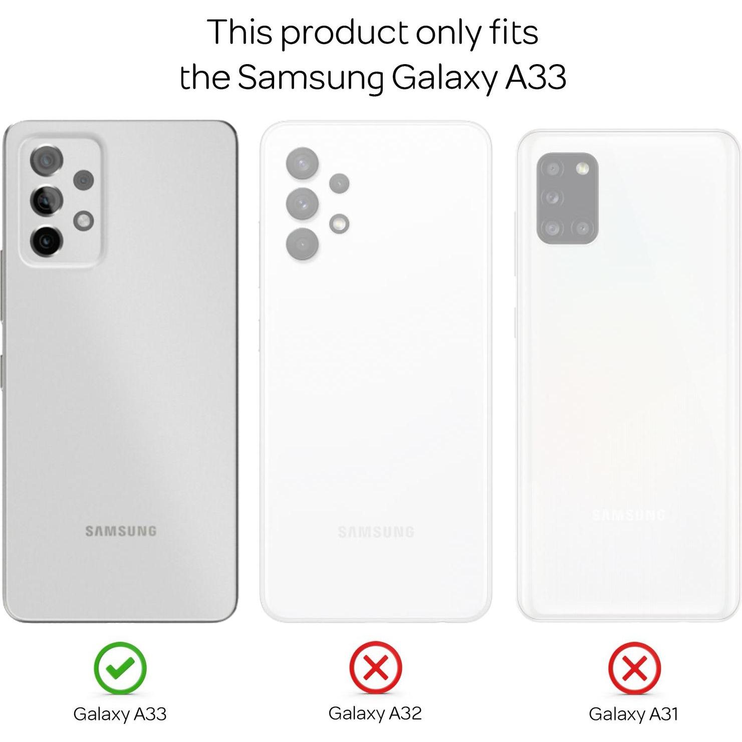 Thumbnail - Nalia Carbon-Look Silikon Hülle (Samsung Galaxy A33), Smartphone Hülle, Schwarz