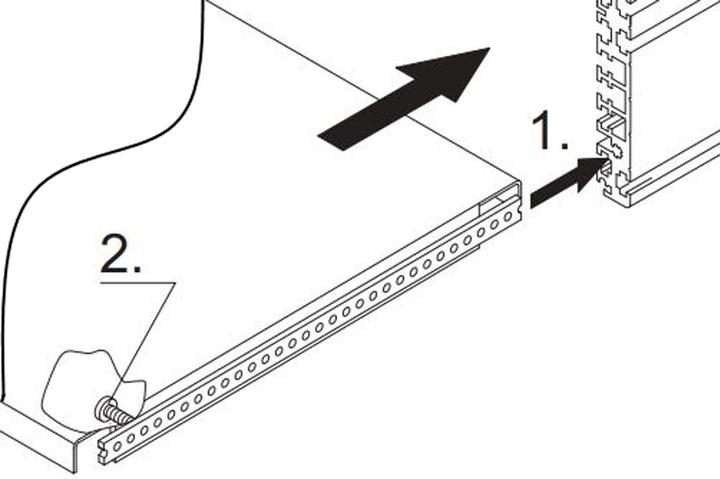 Actual product image Schroff Mounting plate - CHASSIS PLATE 270T