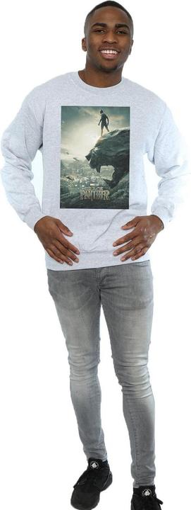 Immagine prodotto Felpa in cotone con poster di Black Panther (M)