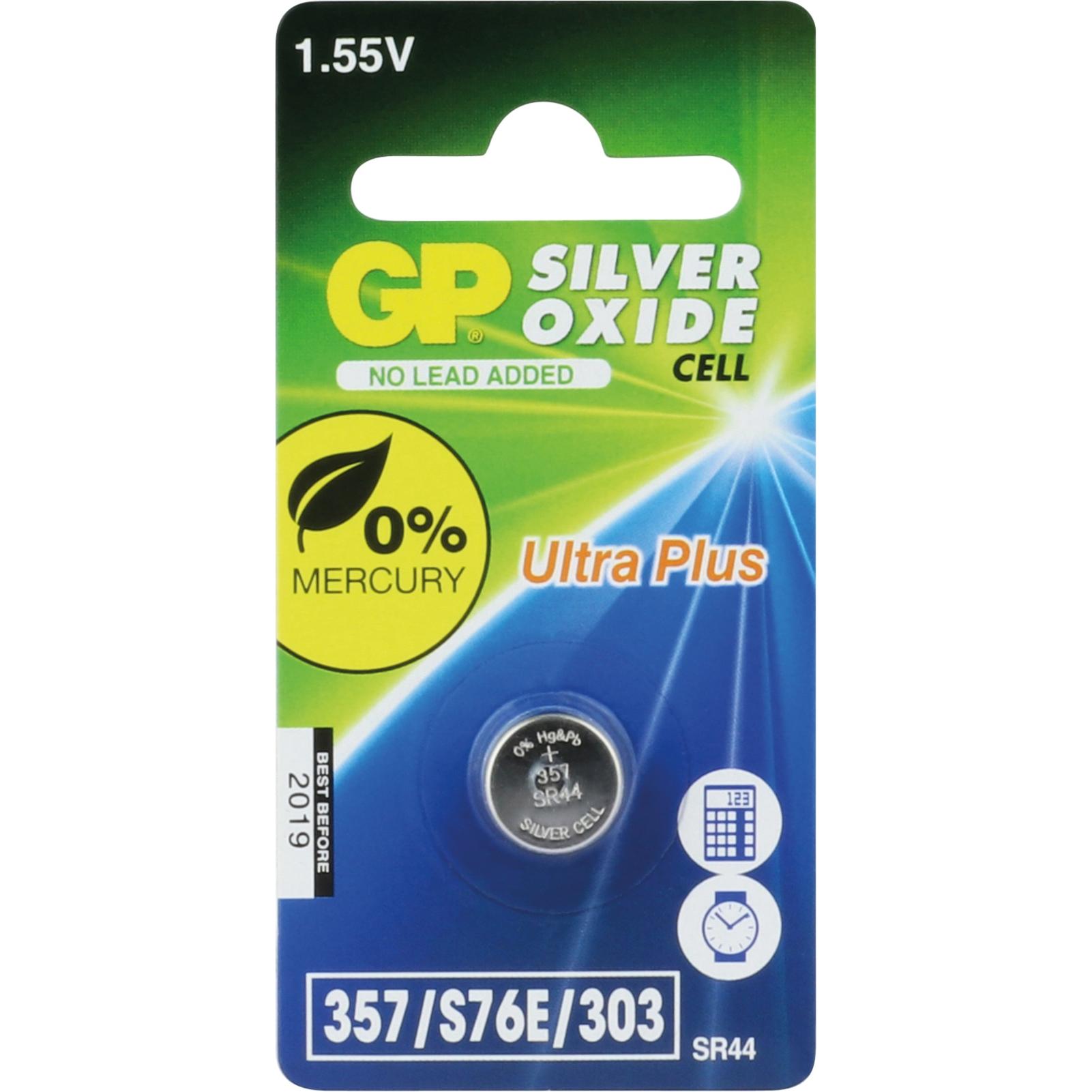 GP Batteries Silver Oxide Cell 357 Einwegbatterie SR44 Siler-Oxid (S) (1 Stk., SR44, 165 mAh), Batterien + Akkus