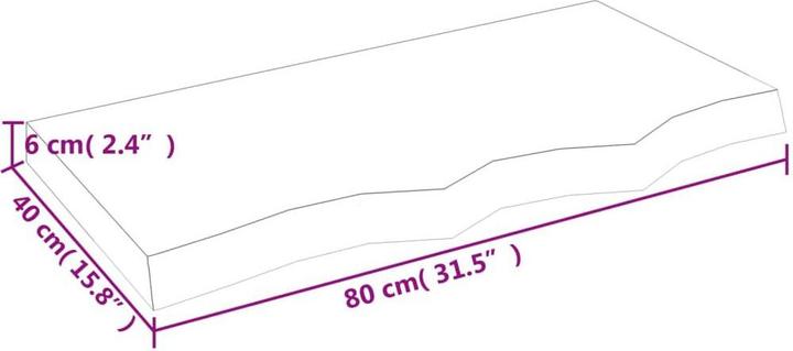 Image du produit vidaXL Gianna (80 x 6 x 40 cm)