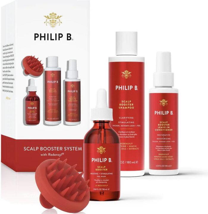 Philip B. Booster System with Pre-Wash Treatment and Shampoo