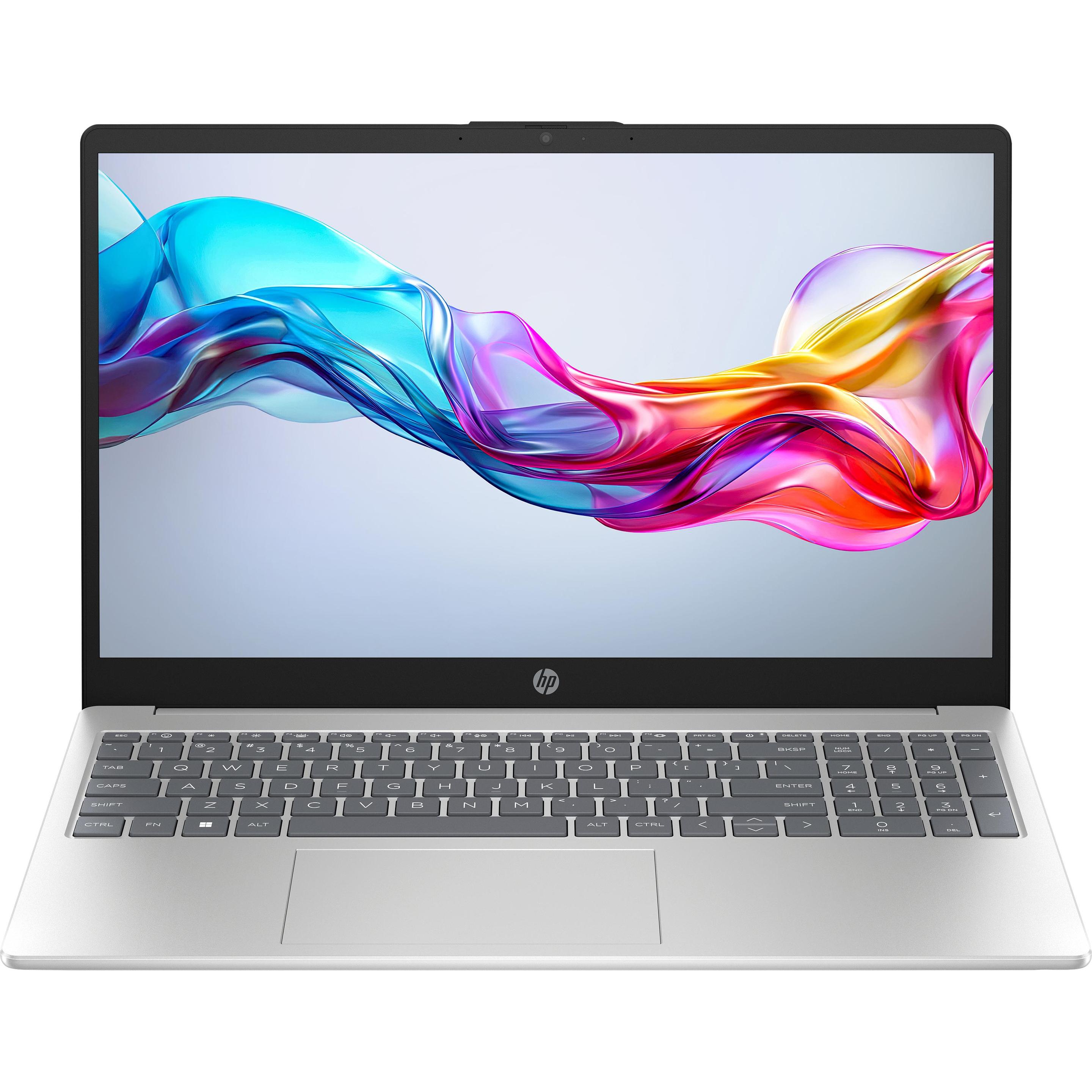 HP 15-fd0220ns (15.60", Intel Core i5-1334U, 8 GB, 512 GB, Nummernblock), Notebook, Silber