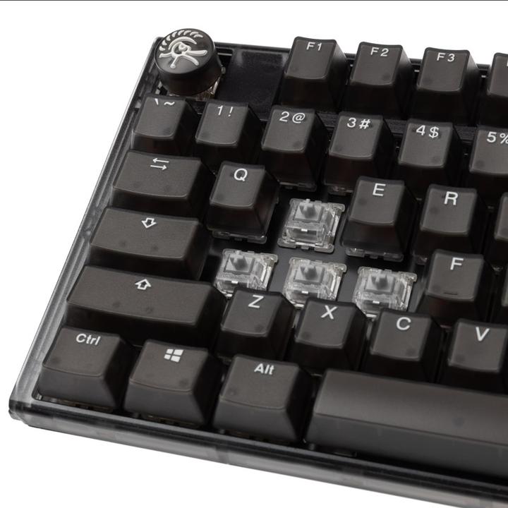 Actual product image Ducky One 3 Aura Black Gaming Keyboard, RGB LED - MX-Speed-Silver (US) (US, Cable)