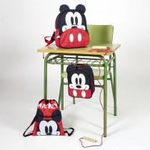 Actual product image Mickey kids backpack school applications, red