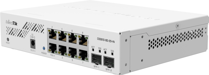 MikroTik CSS610-8G-2S+IN (10 Havens)