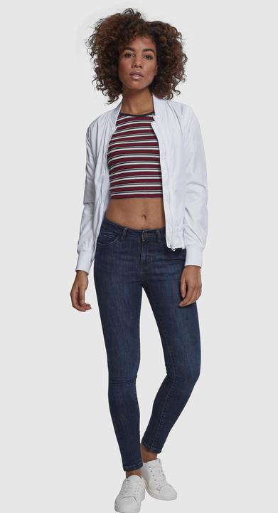 Produktbild Urban Classics Ladies Rib Stripe Cropped Top (L)