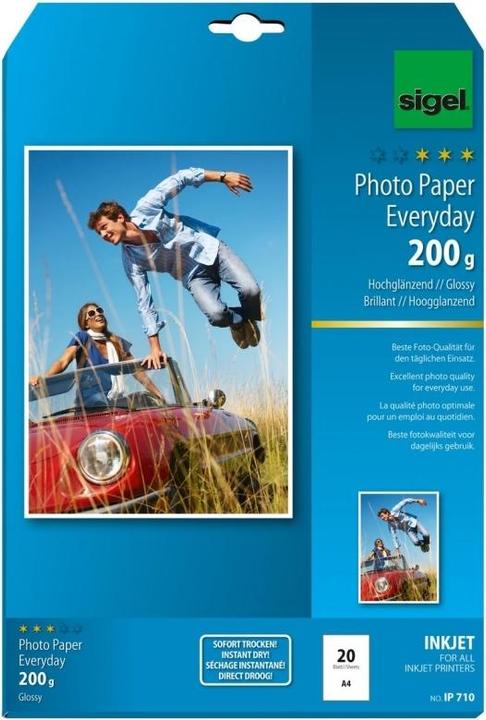 Produktbild Sigel Inkjet Everyday (200 g/m², A4, 20 x)