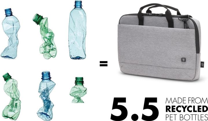 Produktbild Dicota Notebooktasche Eco Slim Case Motion 15.6, Hellgrau (15.60", Universal)